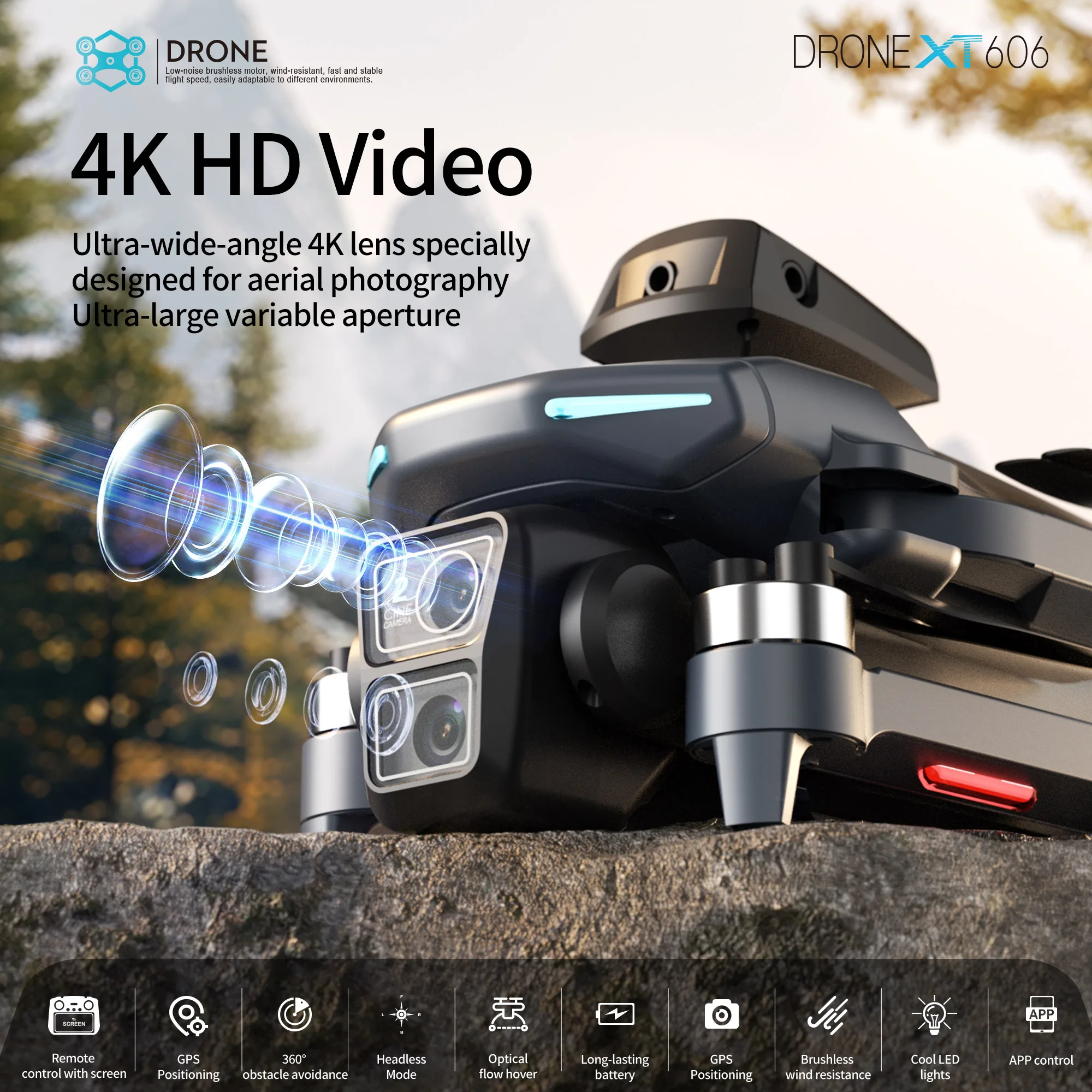 Drone GPS Originale XT606 MAX  - Drone Gps Mount recensione e prezzo