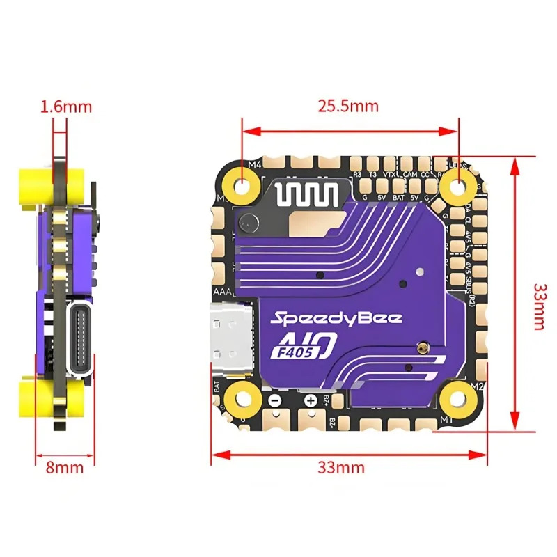 SpeedyBee F405 AIO Flight Cont - Drone Flight Controller recensione e prezzo